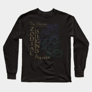 The woman Aquarius Long Sleeve T-Shirt